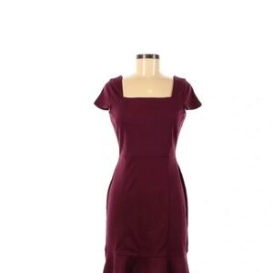 Banana Republic Elegant Burgundy Dress NWOT
